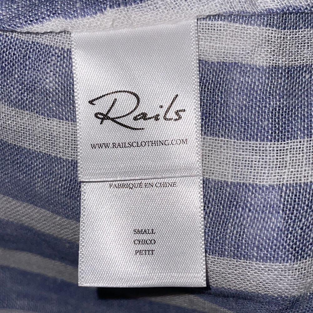 Rails Jasmine Rhne Blue & White Striped Dress Siz… - image 5